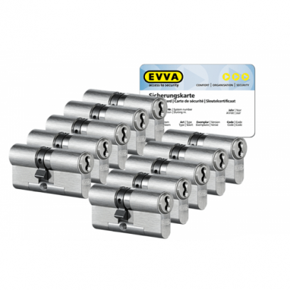 10x EVVA 4KS cilinder SKG***