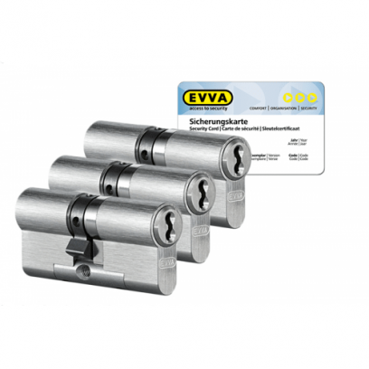 3x EVVA 4KS cilinder SKG***