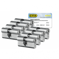 Set van 8 EVVA 4KS cilinders SKG*** 