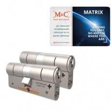 Set van 2 M&C Matrix cilinders SKG***